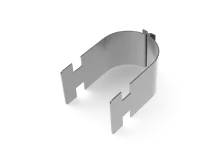 Abraçadeira U perfil com cunha