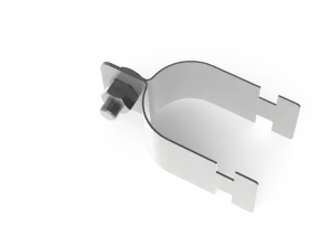 Abraçadeira U perfil com parafuso